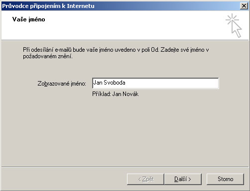 Nastaven� Outlook Express