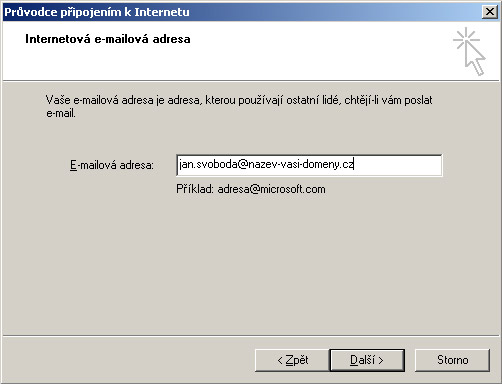 Nastaven� Outlook Express